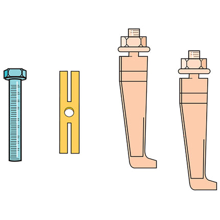 08600000 - Mechanical Thin Jaw 2 Leg Puller 0-75mm