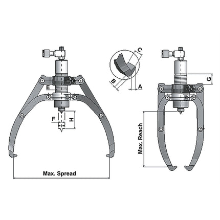 20152000 - Loadstar Puller 20 Tonne (Less Pump)