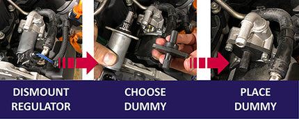 33100500 - Common Rail Dummy Regulator Set