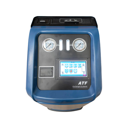 view of atf machine from above, showing control panel