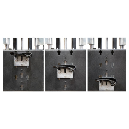 Bracket Position options for the heavy duty spring compressor