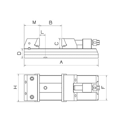 53371000 - Machine Vice 150 x 250