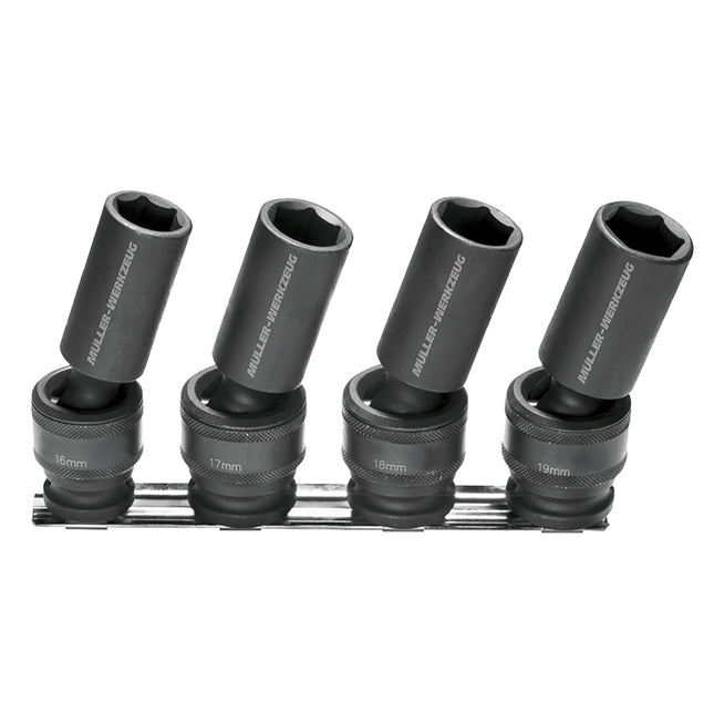 66059100 - Impact Socket Set with Swivel Ball Joints 1/2" SD
