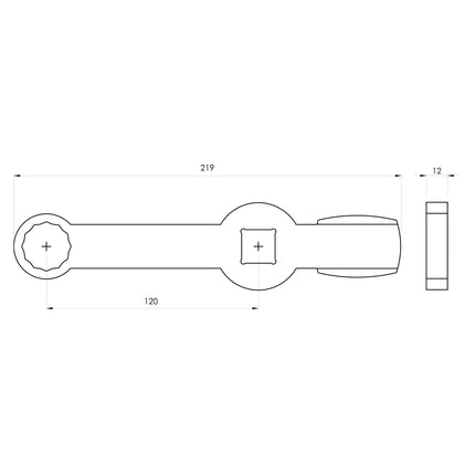 GO1315 - Slogging Brake Caliper Wrench - M26 DAF XF95/XF105/XF