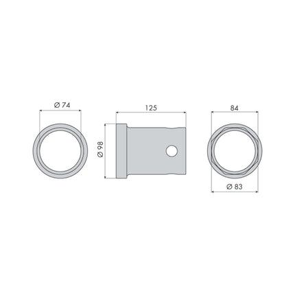 GO1333 - Hub Nut Socket - Polygonal - R.O.R.