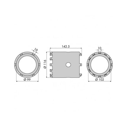 GO1309 - Hub Nut Socket - Mercedes