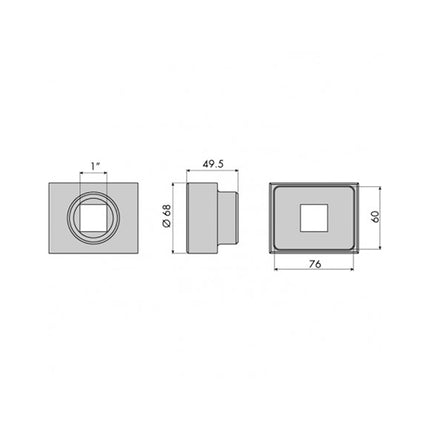 GO1336 - Hub Nut Socket - MAN/Mercedes