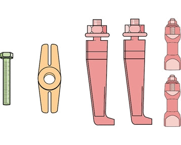 08625000 - Mechanical Thin Jaw 2 Leg Puller 0-225mm